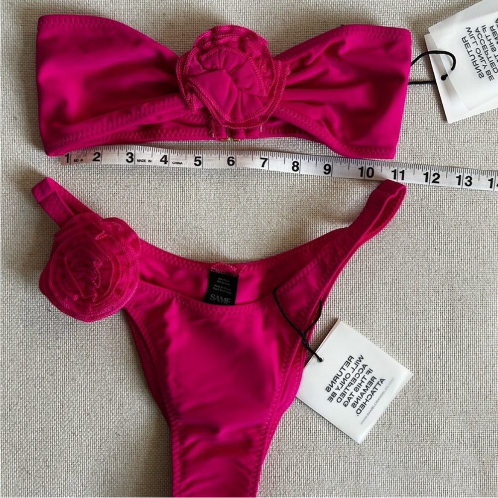 NWT • SAME Fuchsia bikini